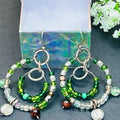 Namaste Vibes Czech Glass Dangle Earrings